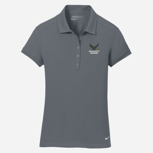 Nike Ladies Dri FIT Solid Icon Pique Modern Fit Polo Thumbnail