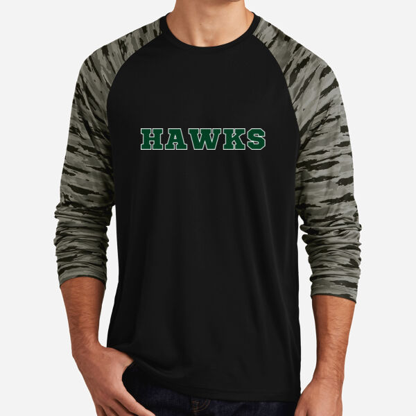 Drift Camo Colorblock Long Sleeve Tee Thumbnail