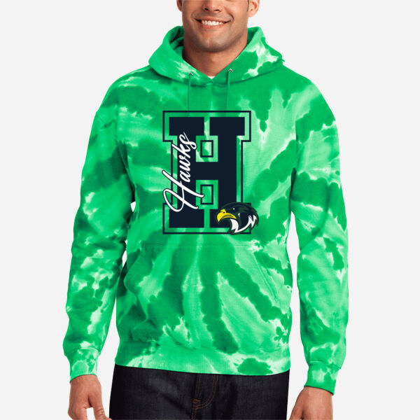 Tie Dye Pullover Hooded Sweatshirt Thumbnail