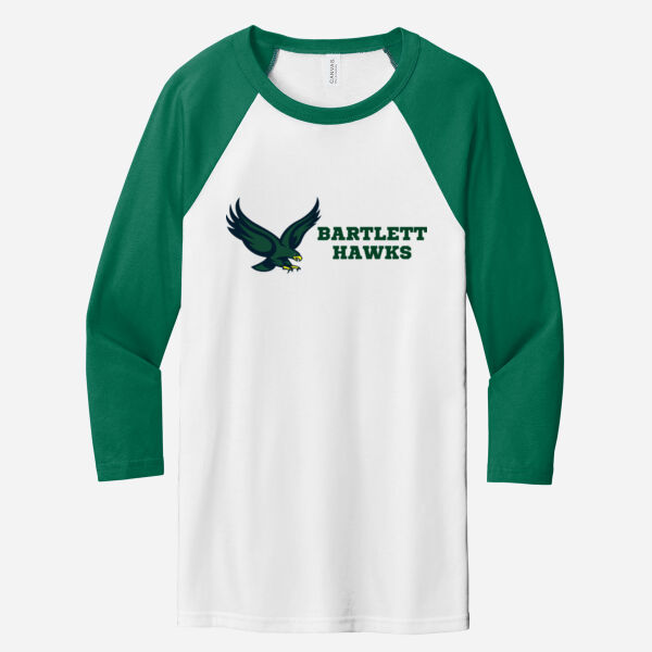 Unisex 3/4 Sleeve Baseball Tee Thumbnail