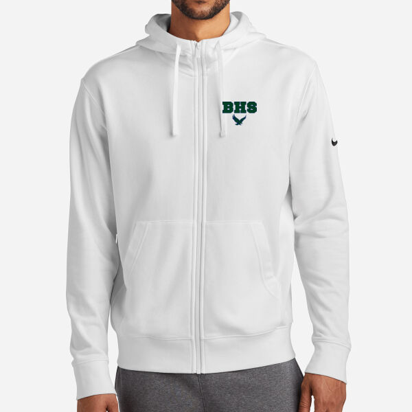 Nike Club Fleece Sleeve Swoosh Full Zip Hoodie Thumbnail
