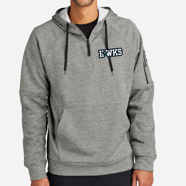 Nike Therma FIT Pocket 1/4 Zip Fleece Hoodie Thumbnail