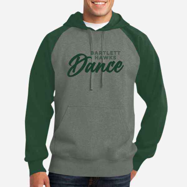 DANCE Raglan Colorblock Pullover Hooded Sweatshirt Thumbnail